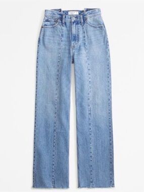 Abercrombie & Fitch 90s relaxed high rise blue jeans